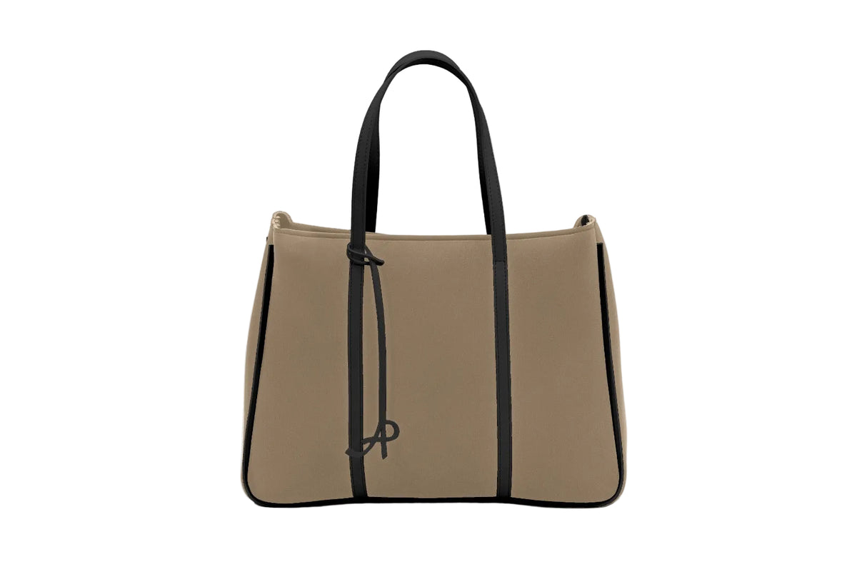 Borsa in neoprene taupe