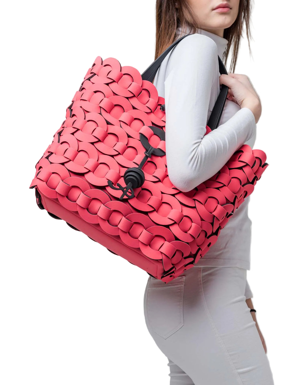 Borsa in neoprene rosso