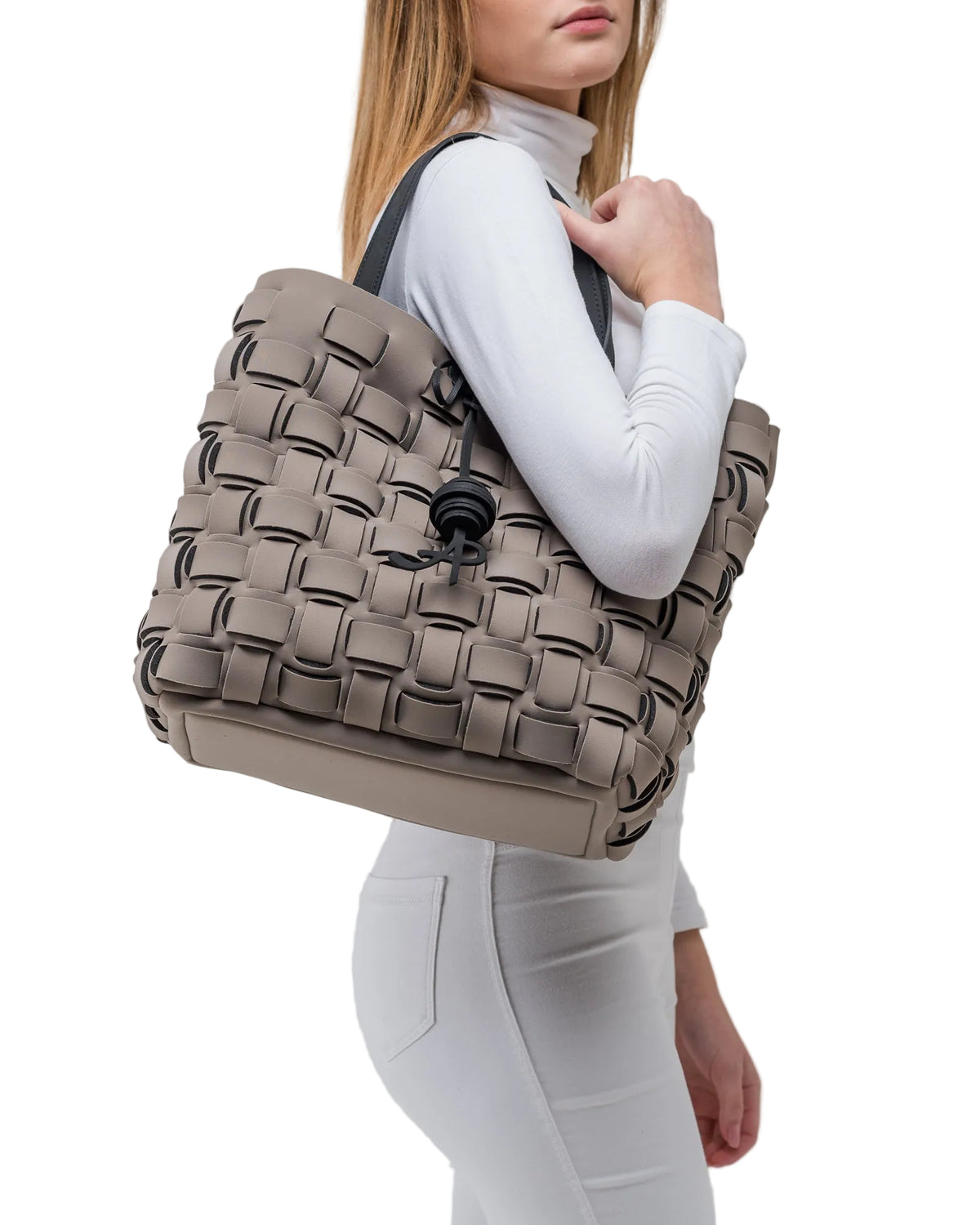 Borsa in neoprene taupe