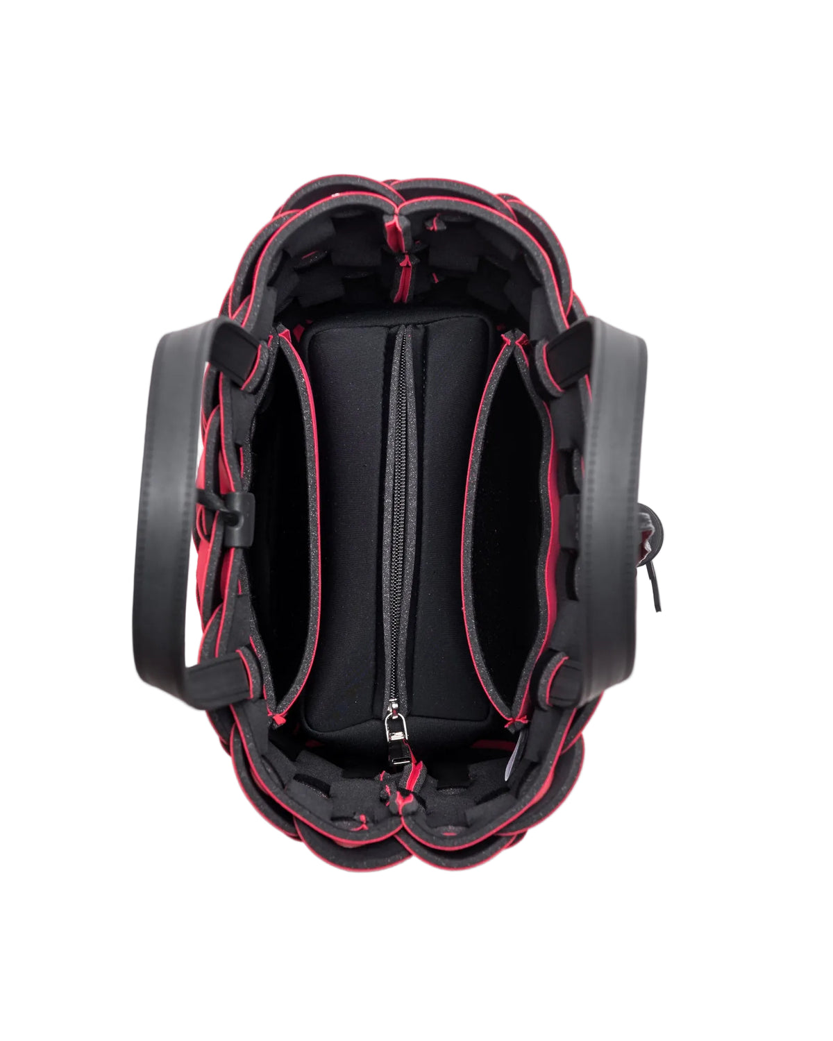 Red neoprene bag