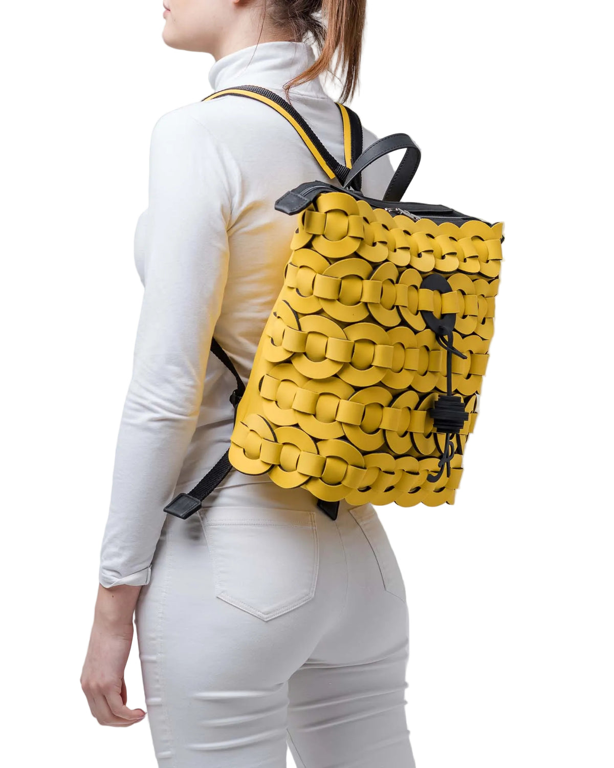 Zaino in neoprene giallo