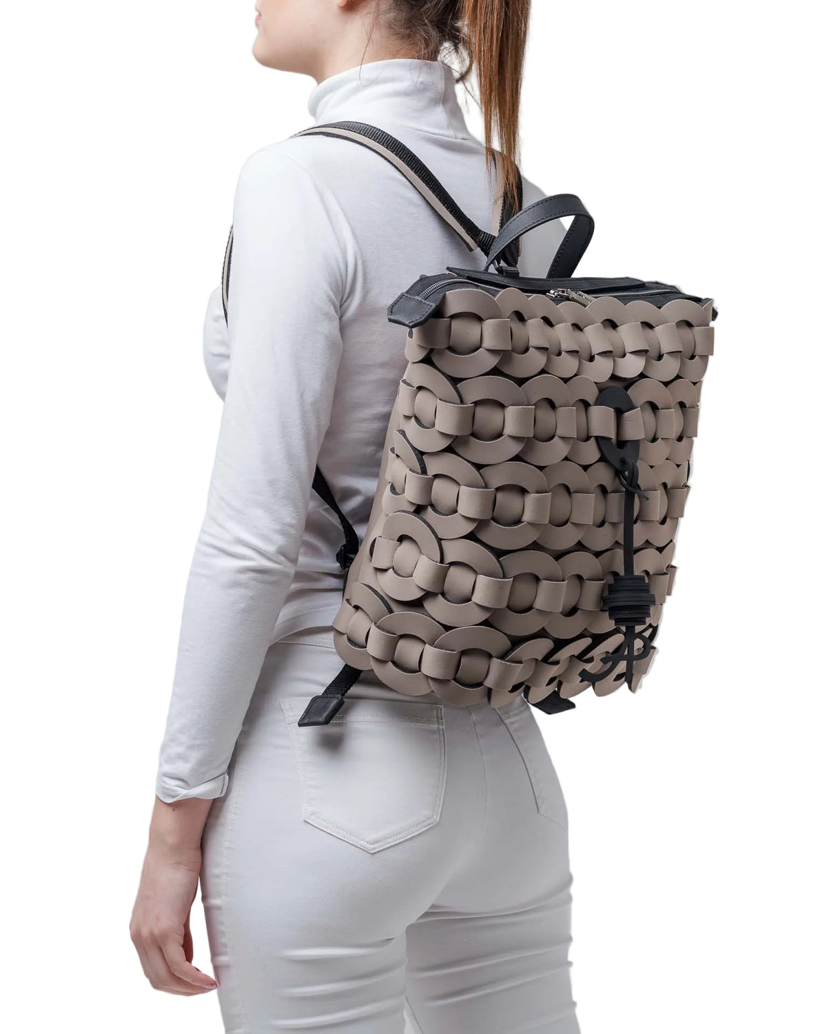 Zaino in neoprene taupe
