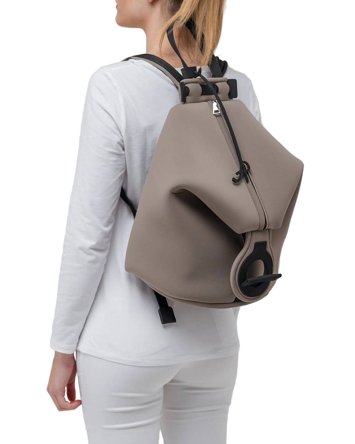 Zaino in neoprene taupe