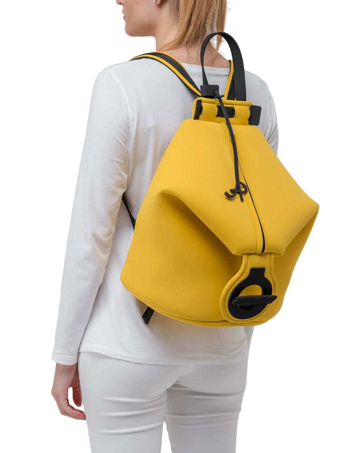 Zaino in neoprene giallo