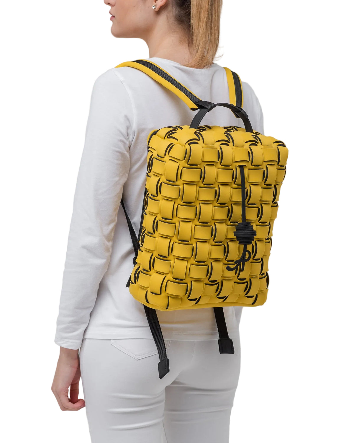 Zaino in neoprene giallo