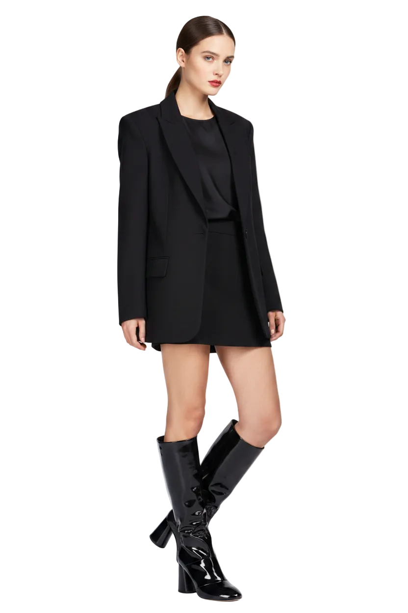 Papavero Vernice Black - outfit completo indossato