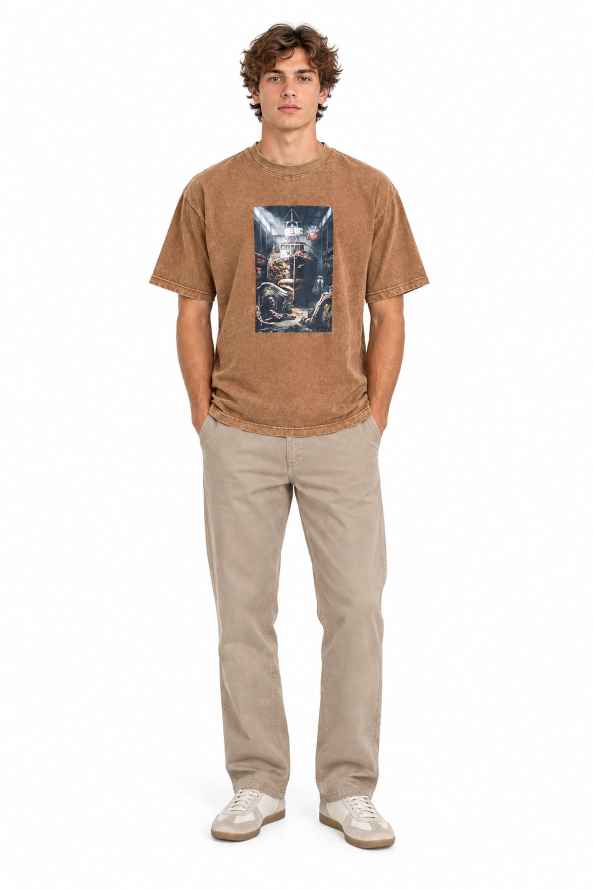 T-Shirt Nave Torre  Khaki - IL CIRCO
