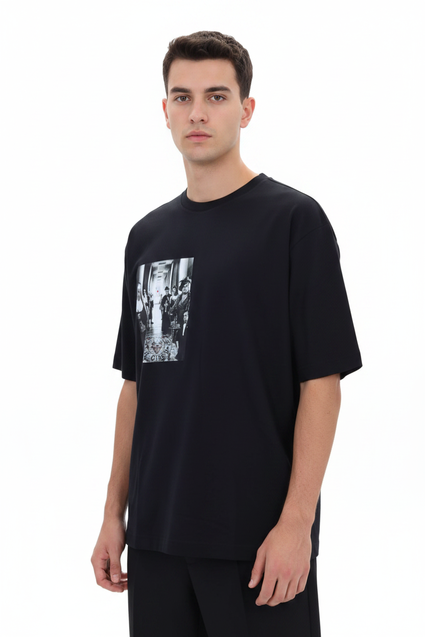 T-Shirt Asso Di Cuori Nero - IL CIRCO