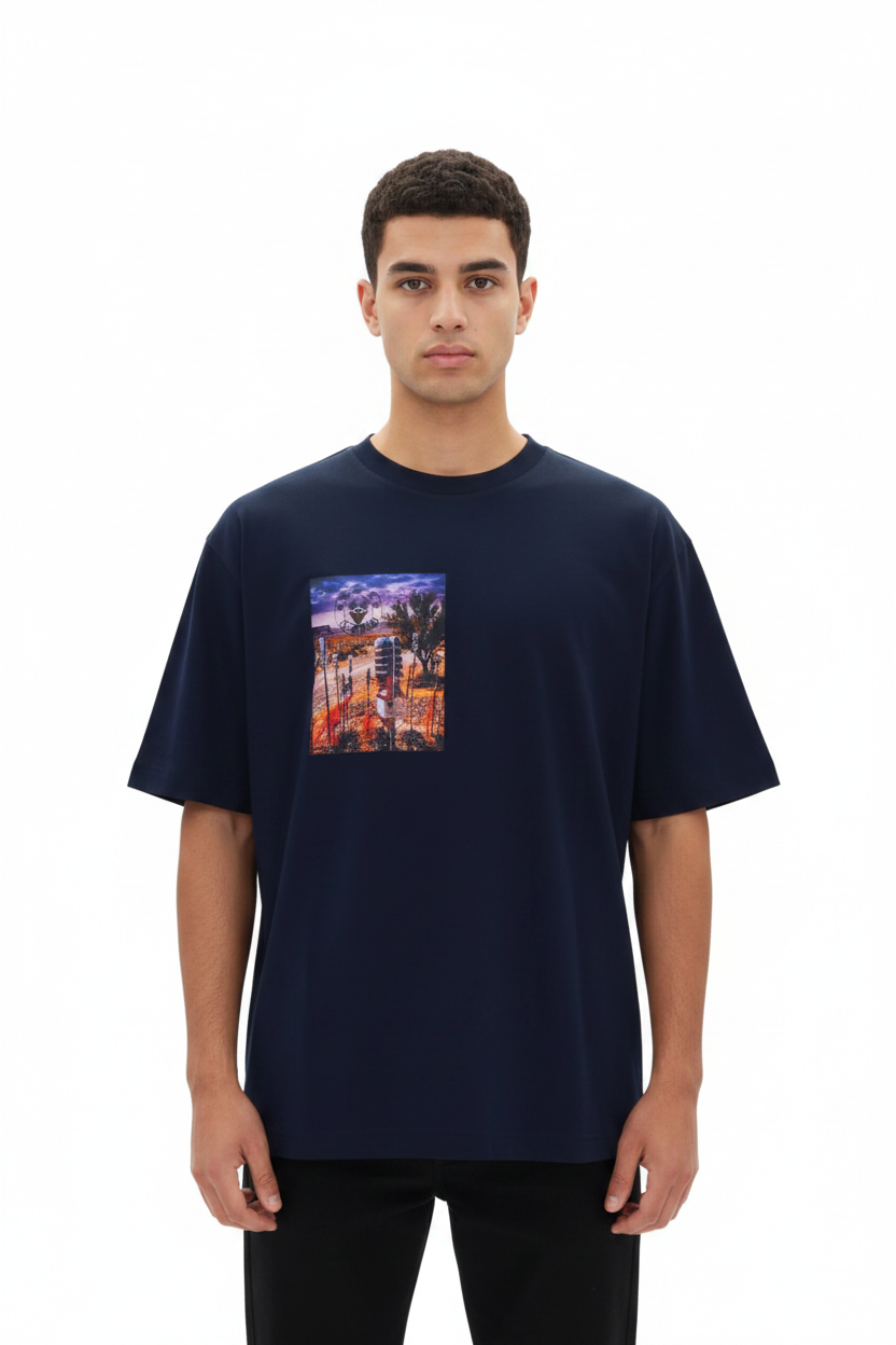 T-Shirt Bottiglia Blu Navy - IL CIRCO